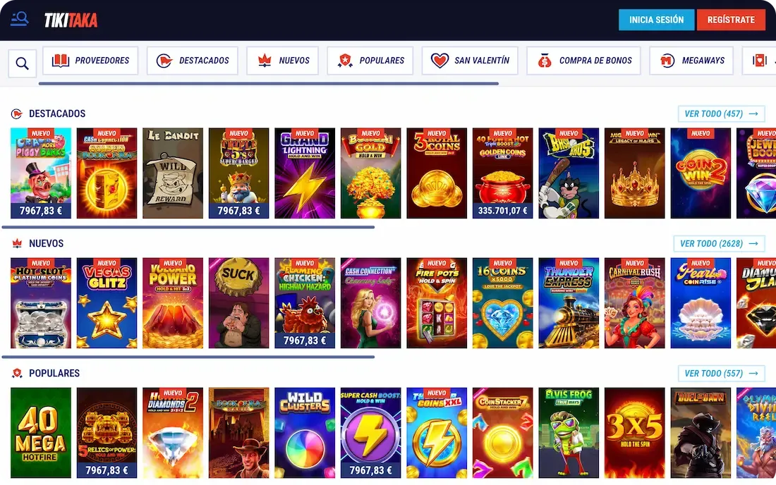juegos del casino tikitaka